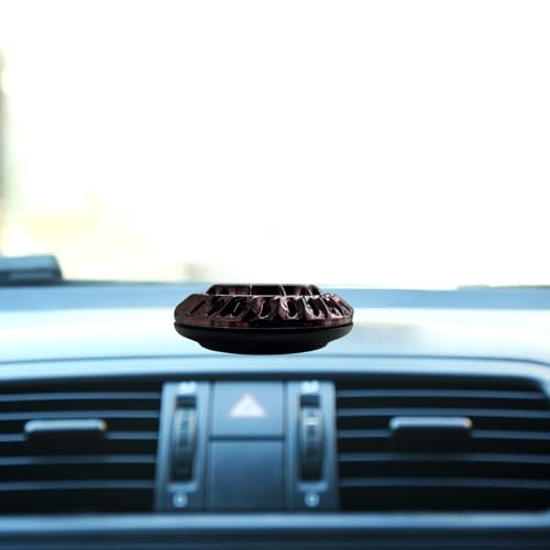 Solar Rotating UFO Car Perfume | Dashboard Decoration with 360 degree Automatic Spinning | Air Freshener with Fragrance