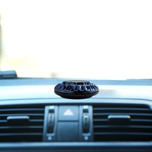 Solar Rotating UFO Car Perfume | Dashboard Decoration with 360 degree Automatic Spinning | Air Freshener with Fragrance