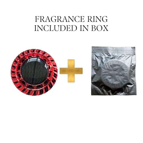 Solar Rotating UFO Car Perfume | Dashboard Decoration with 360 degree Automatic Spinning | Air Freshener with Fragrance