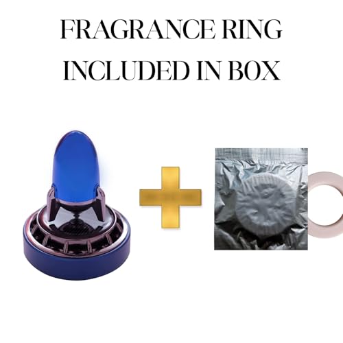 Solar Powered Rocket Car Dashboard Toy with Fragrance | Rotating Space Decor | Air Freshener Showpiece for Car Interior (Metallic Red, s)