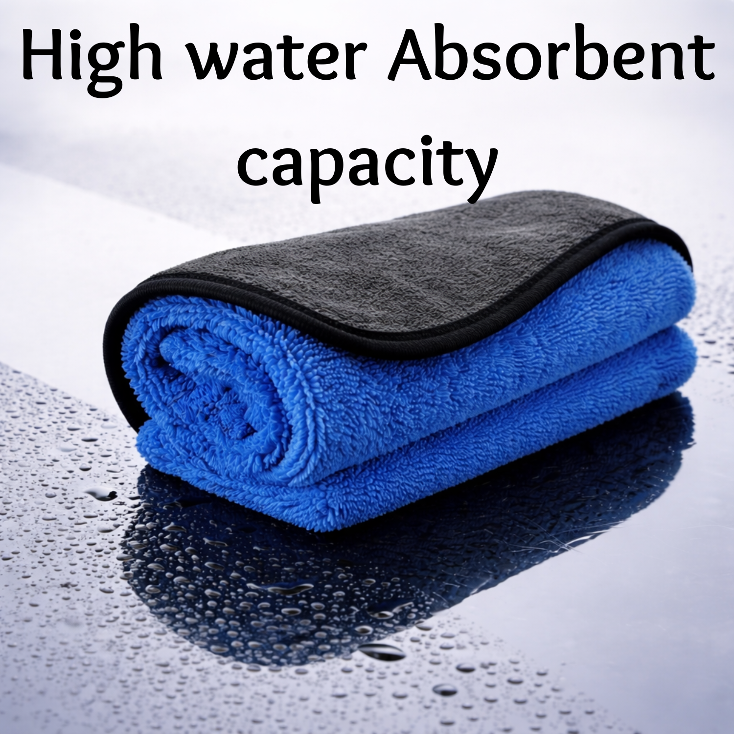 Mint Wax 600 GSM Microfiber Cleaning Cloths – Pack of 2 (40x40cm) | Ultra Soft, Lint-Free, Quick Dry | Multipurpose for Car, Bike Cleaning, Washing and Detailing