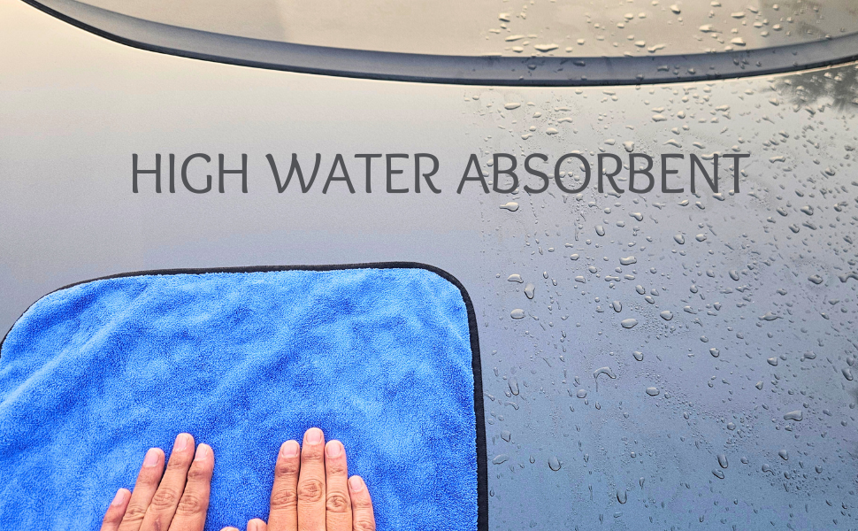 Mint Wax 600 GSM Microfiber Cleaning Cloths – Pack of 2 (40x40cm) | Ultra Soft, Lint-Free, Quick Dry | Multipurpose for Car, Bike Cleaning, Washing and Detailing