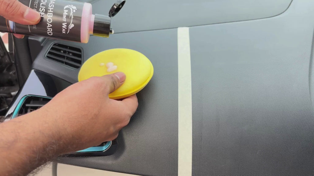 MintWax Dashboard Polish – Multi-Surface Shine & Protection for Car Interiors | Removes Dust & Dirt, UV Protection, Fresh Fragrance, Safe on Plastic, Vinyl & Rubber (200ml)